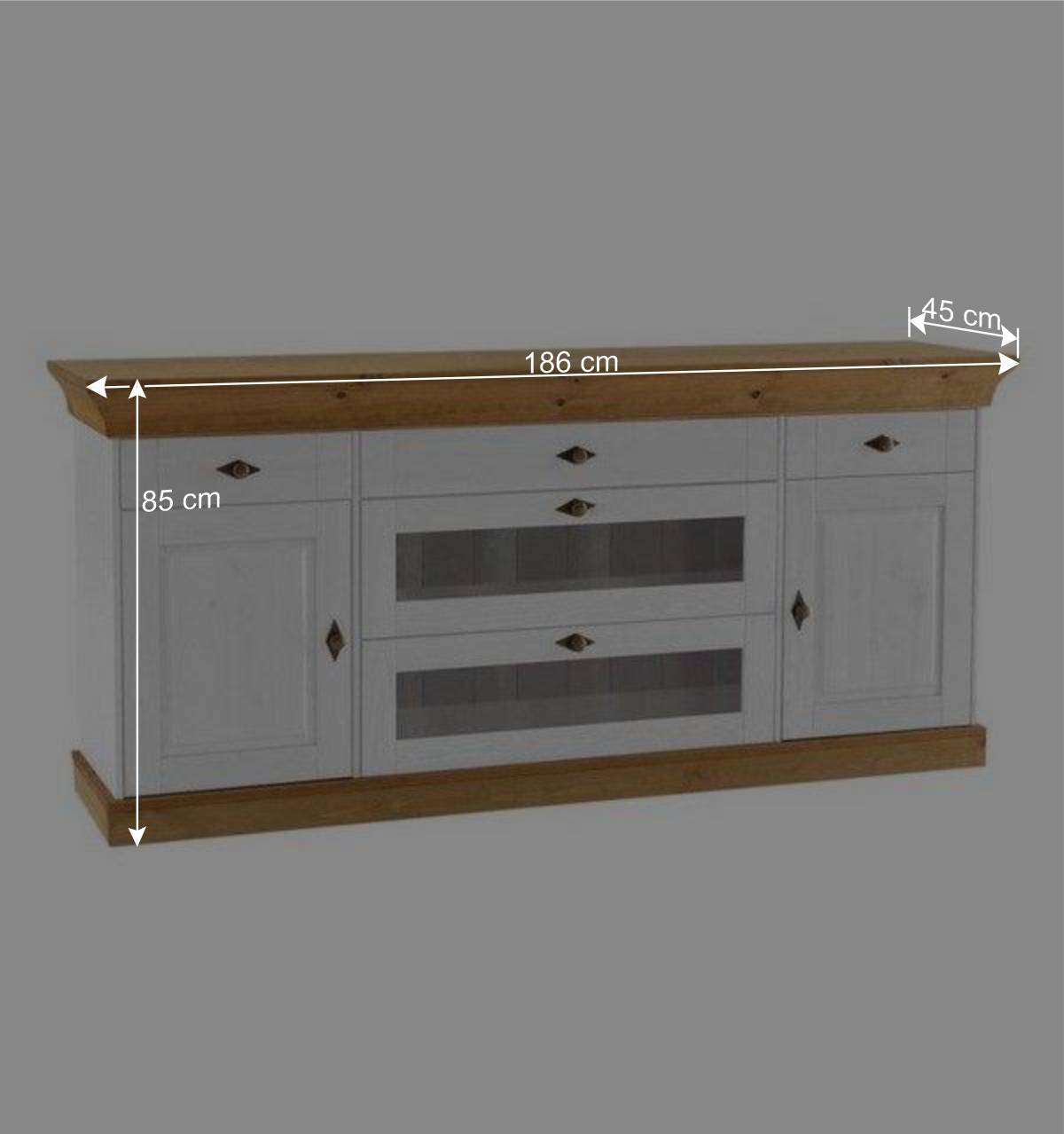 Esszimmer Sideboard Sibiuta im Landhaus Design
