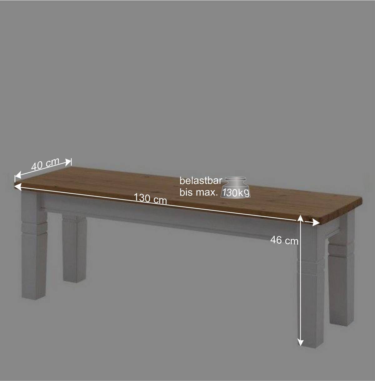 Esszimmerbank Sibiuta im skandinavischen Design