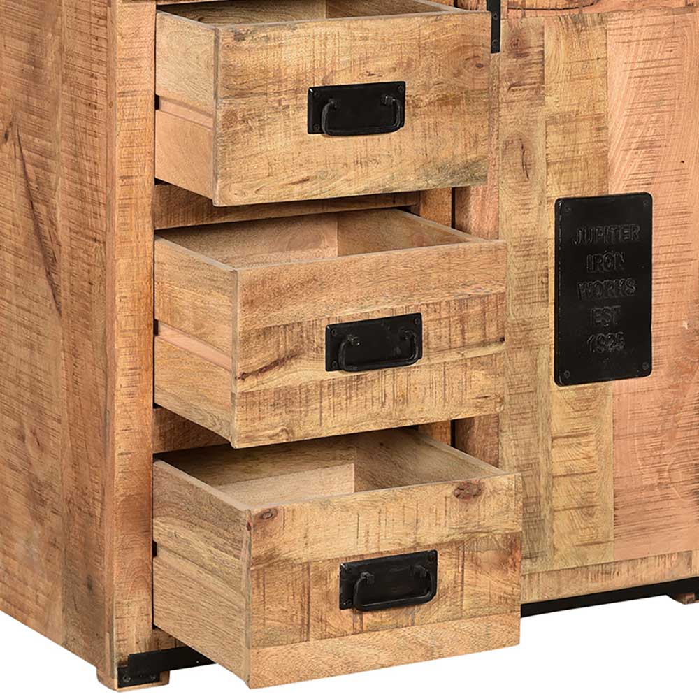 90x180x40 Stauraum Schrank im Industrial Style - Eswan