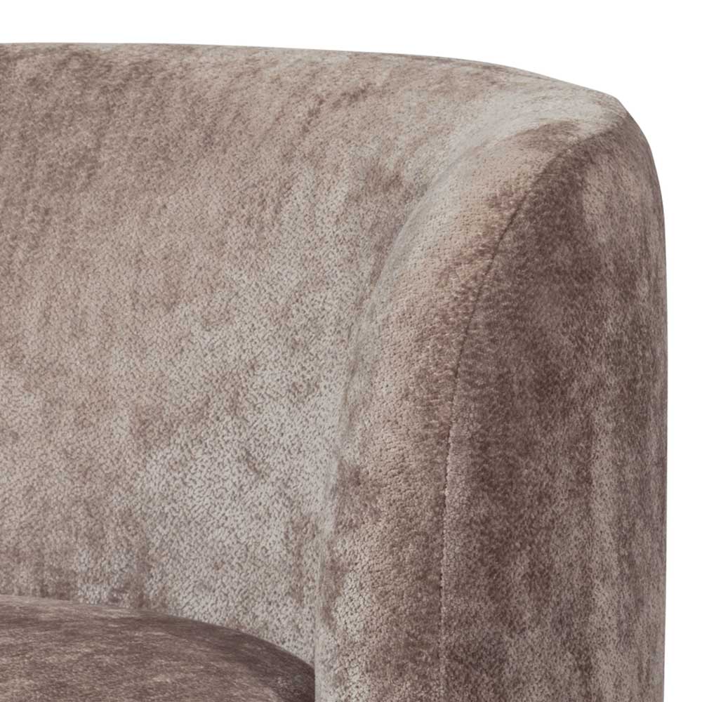 Polstersessel in Taupe Chenille - Fridelia