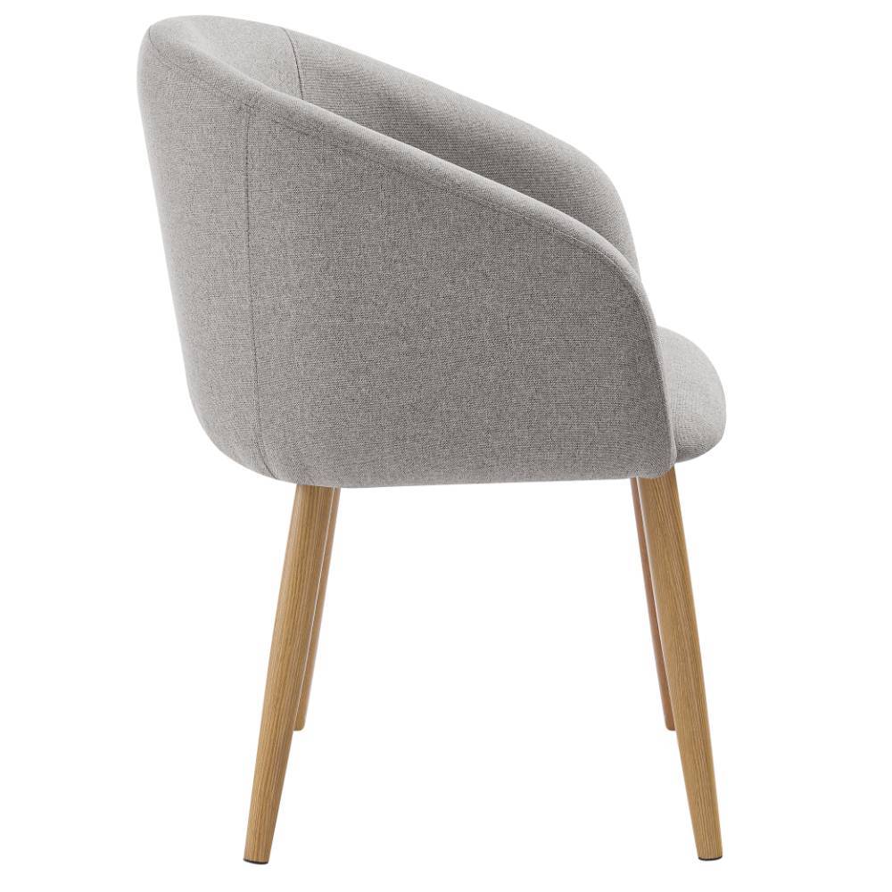 Esszimmer Armlehnenstühle in Taupe - Acsion (2er Set)