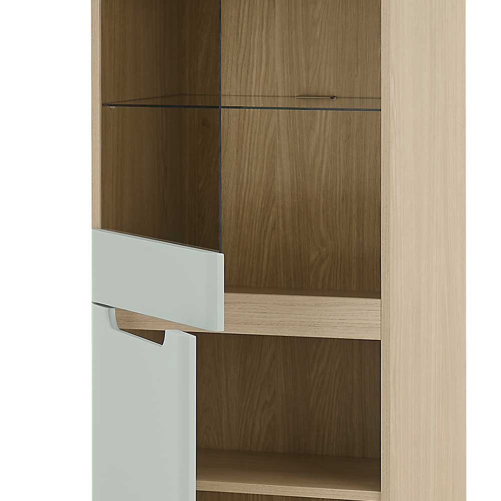 Wohnzimmer Anbauwand im Skandi Design - Armina (vierteilig)