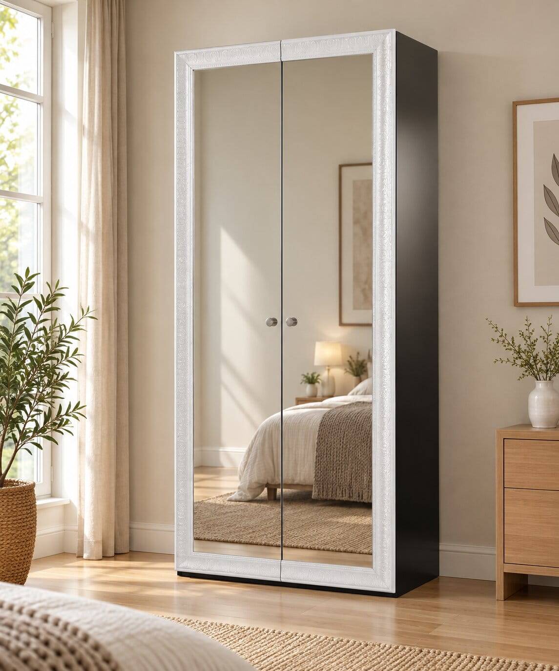 Kleiderschrank Voko mit Spiegelfront