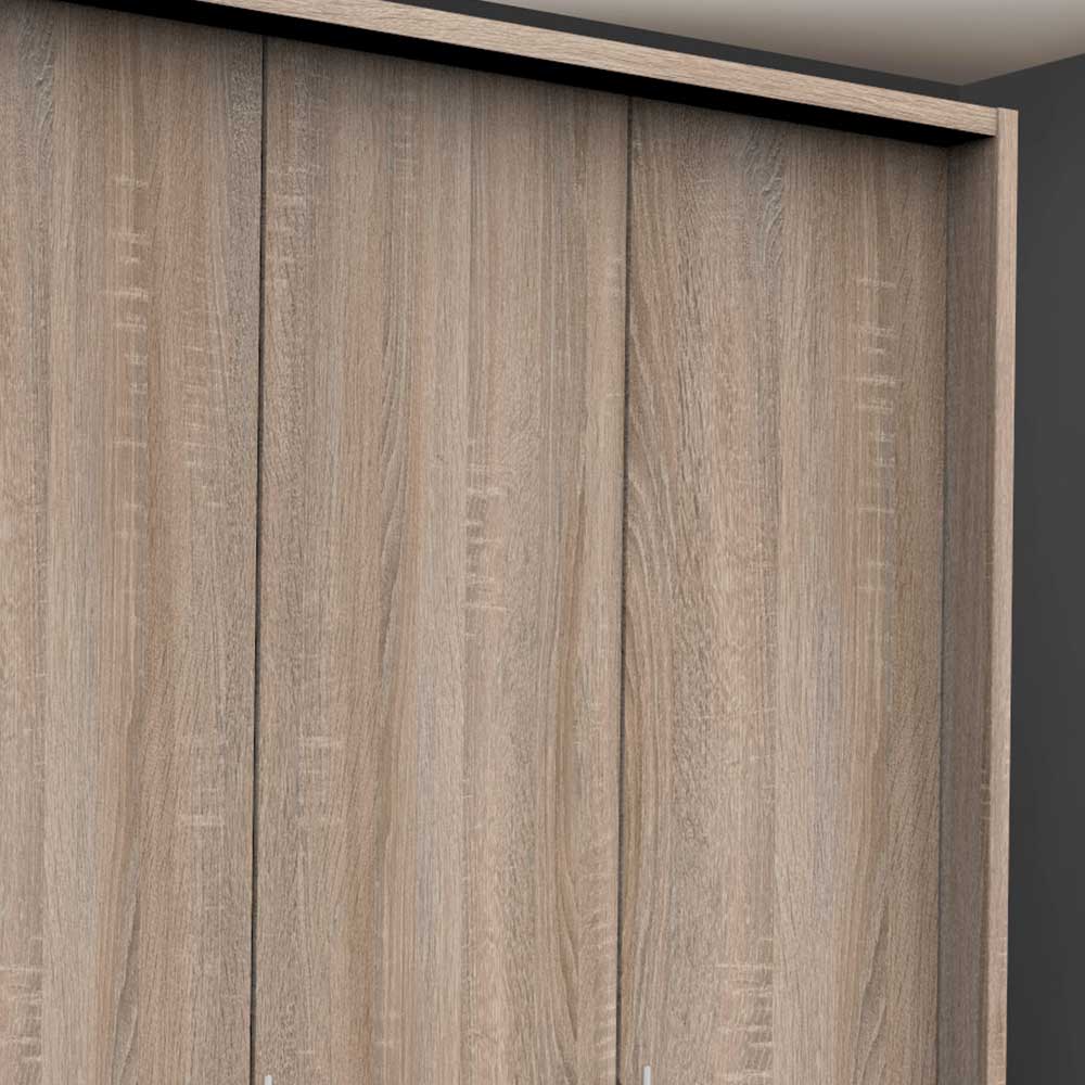 Hochwertiger Schlafzimmerschrank foliert Holzoptik - Zayun