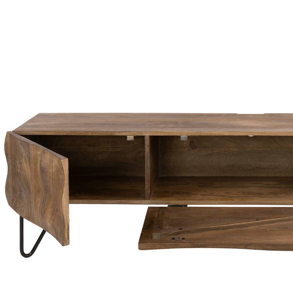TV Lowboard aus Mangobaum Massivholz - Nencya