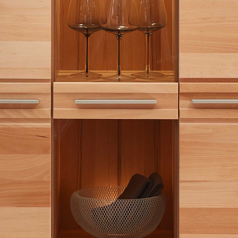 TV Board & Highboard & Hängeregal Set - Amyonta (dreiteilig)