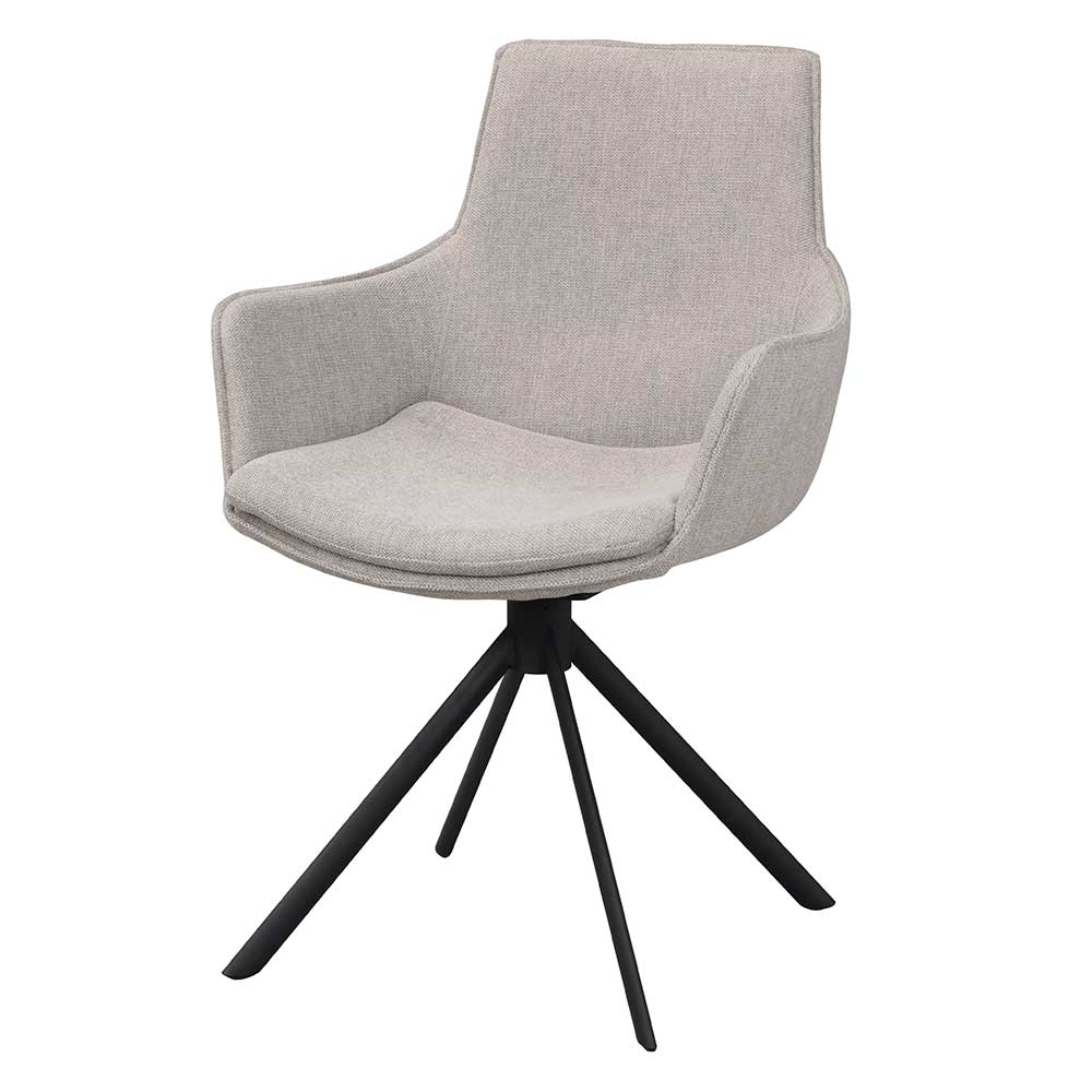 Esszimmer Drehstühle mit Armlehnen - Blackbird (2er Set)