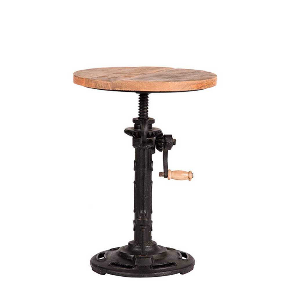 Industrial Design Hocker mit Kurbel höhenverstellbar - Sevila