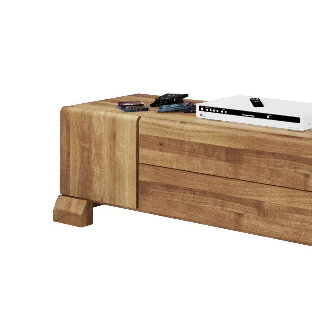TV Board Vaskov aus Wildeiche Massivholz