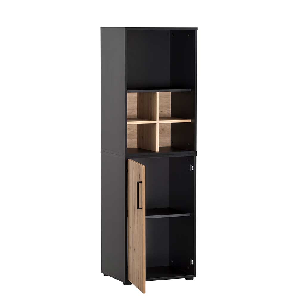 Büroregal und Schrank Kombi - Evasilica (zweiteilig)