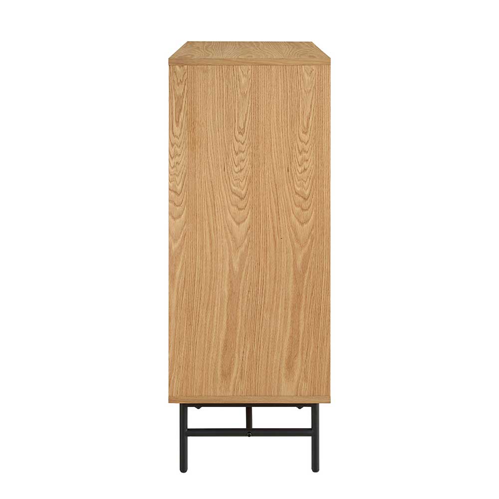 2-türiges Scandi Highboard in Eiche - Piassona
