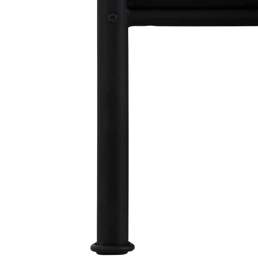 Schwarzes Metallbett 90x200 - Meena