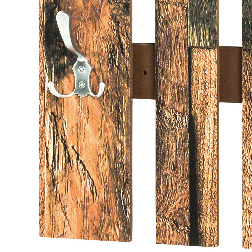 65x100x65 Wandgarderobe foliert in Altholz-Optik - Yumcor
