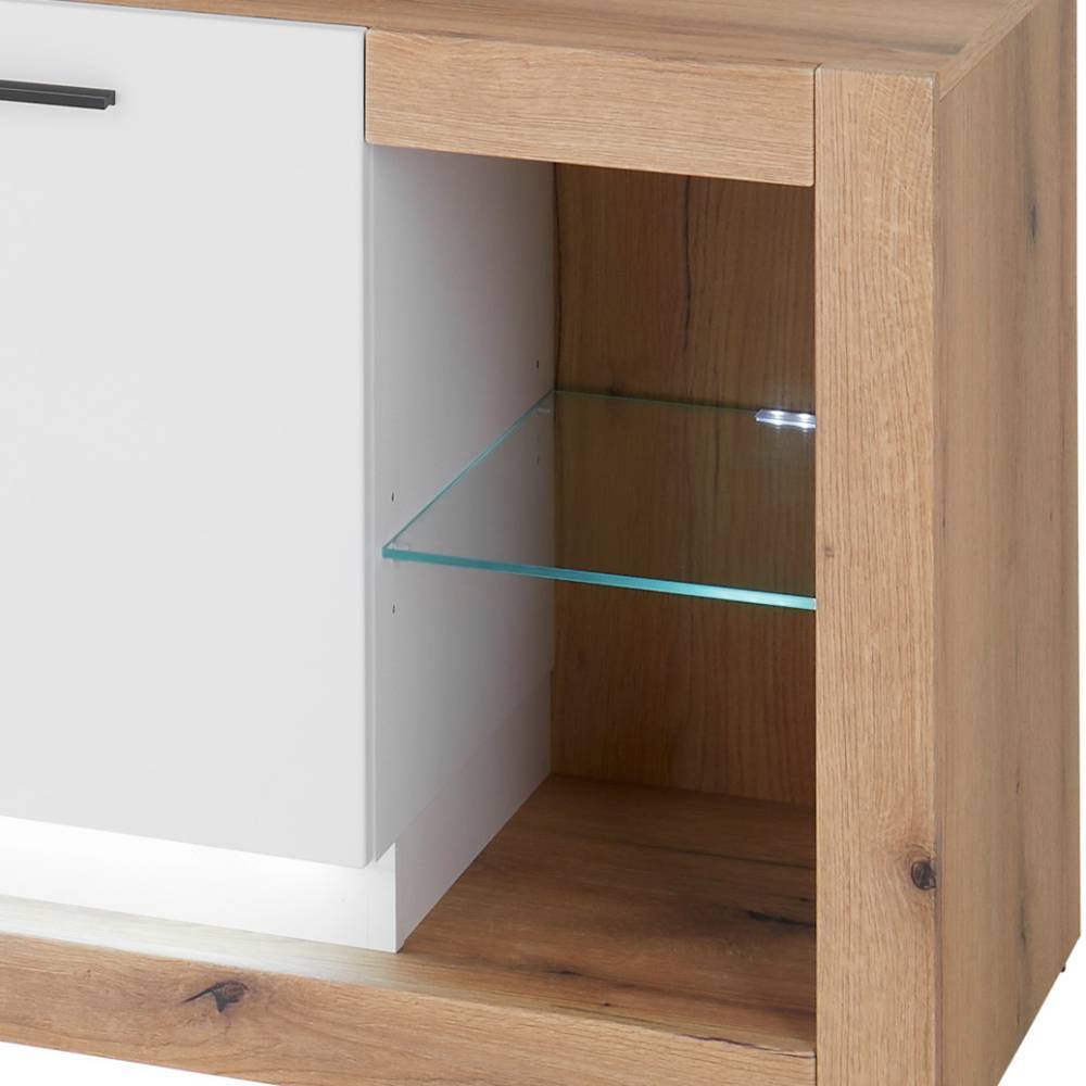 Design TV-Lowboard mit vier offenen Fächern - Adejano