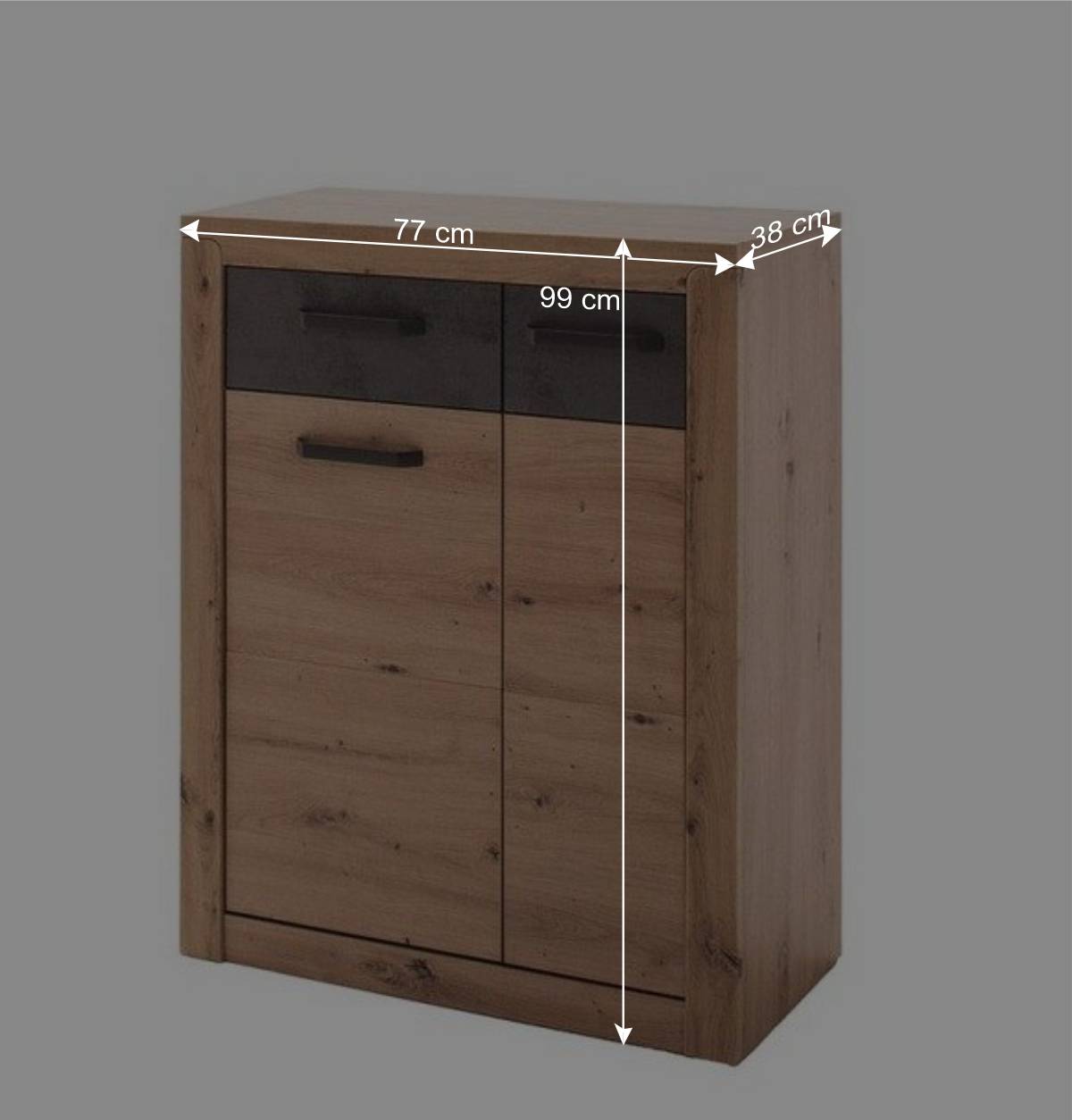 Flureinrichtung Komplettset modern - Carry (fünfteilig)