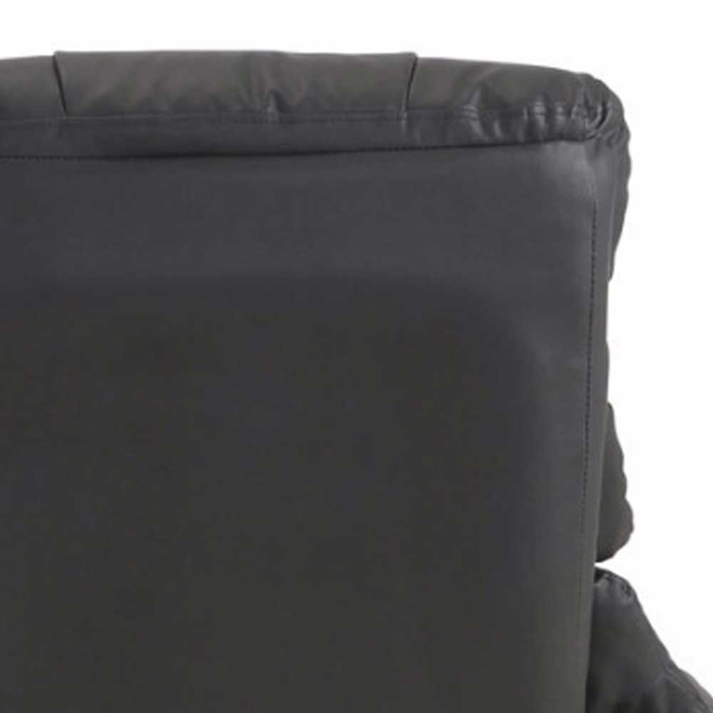Wohnzimmer Relaxsessel aus Leder in Grau - Racana (zweiteilig)