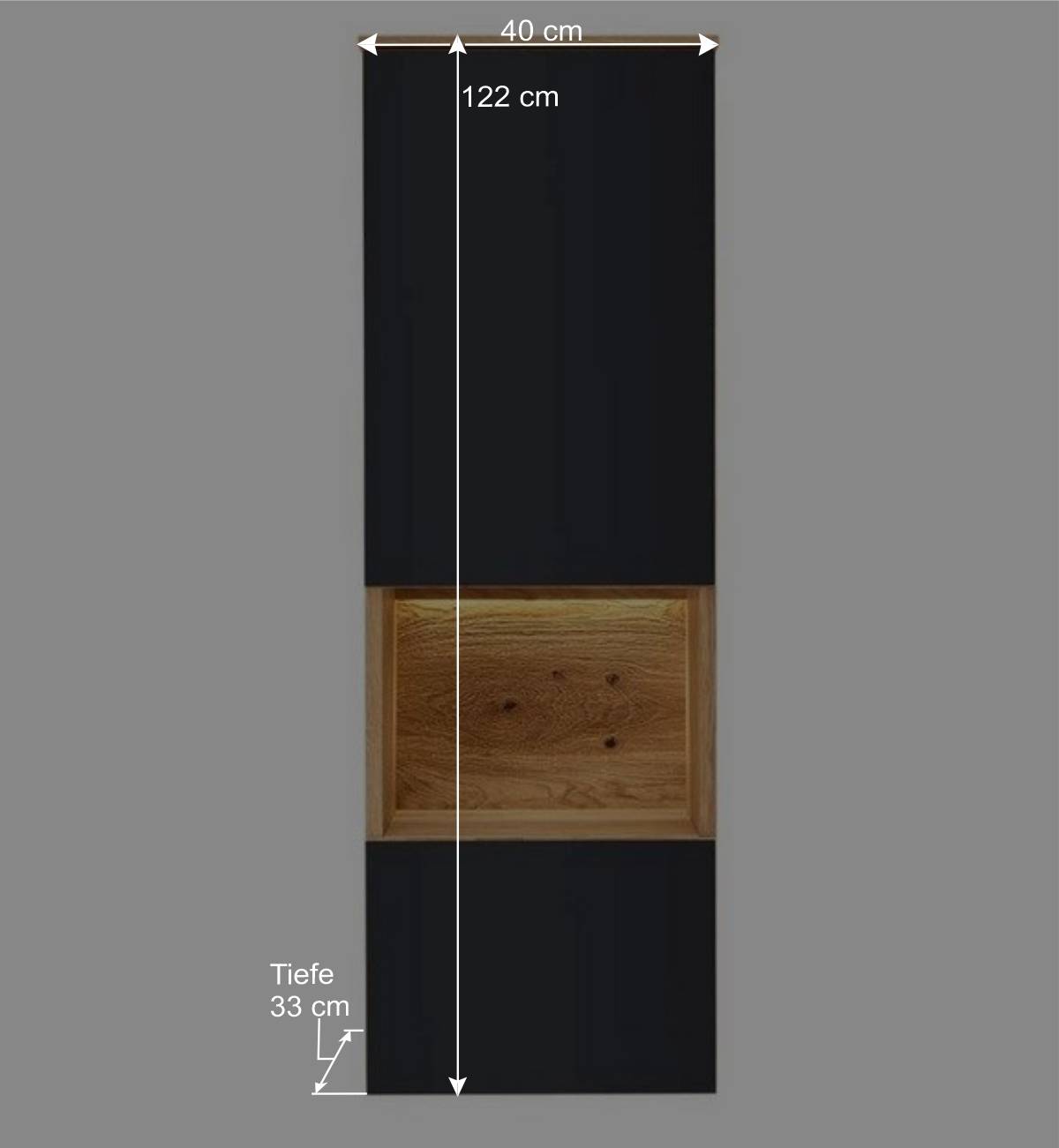 Wohnzimmer Hängeschrank mit Licht LED - Viligrana