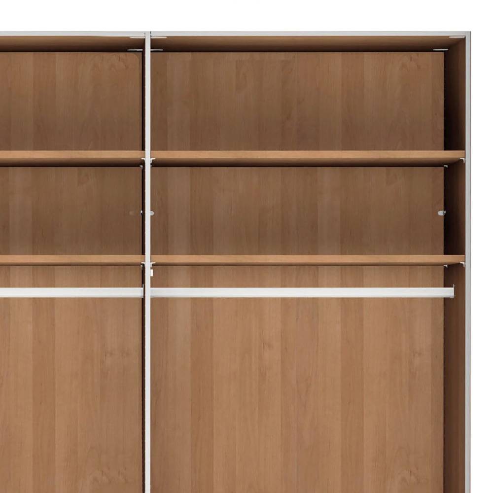 8-türiger Kleiderschrank teilmassiv - Vutonia