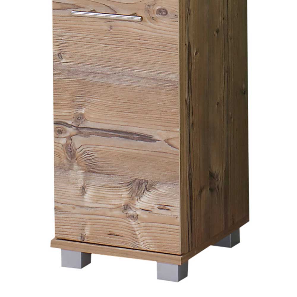 31x89 cm Bad Schrank in Touchwood Fichte - Dilvonda