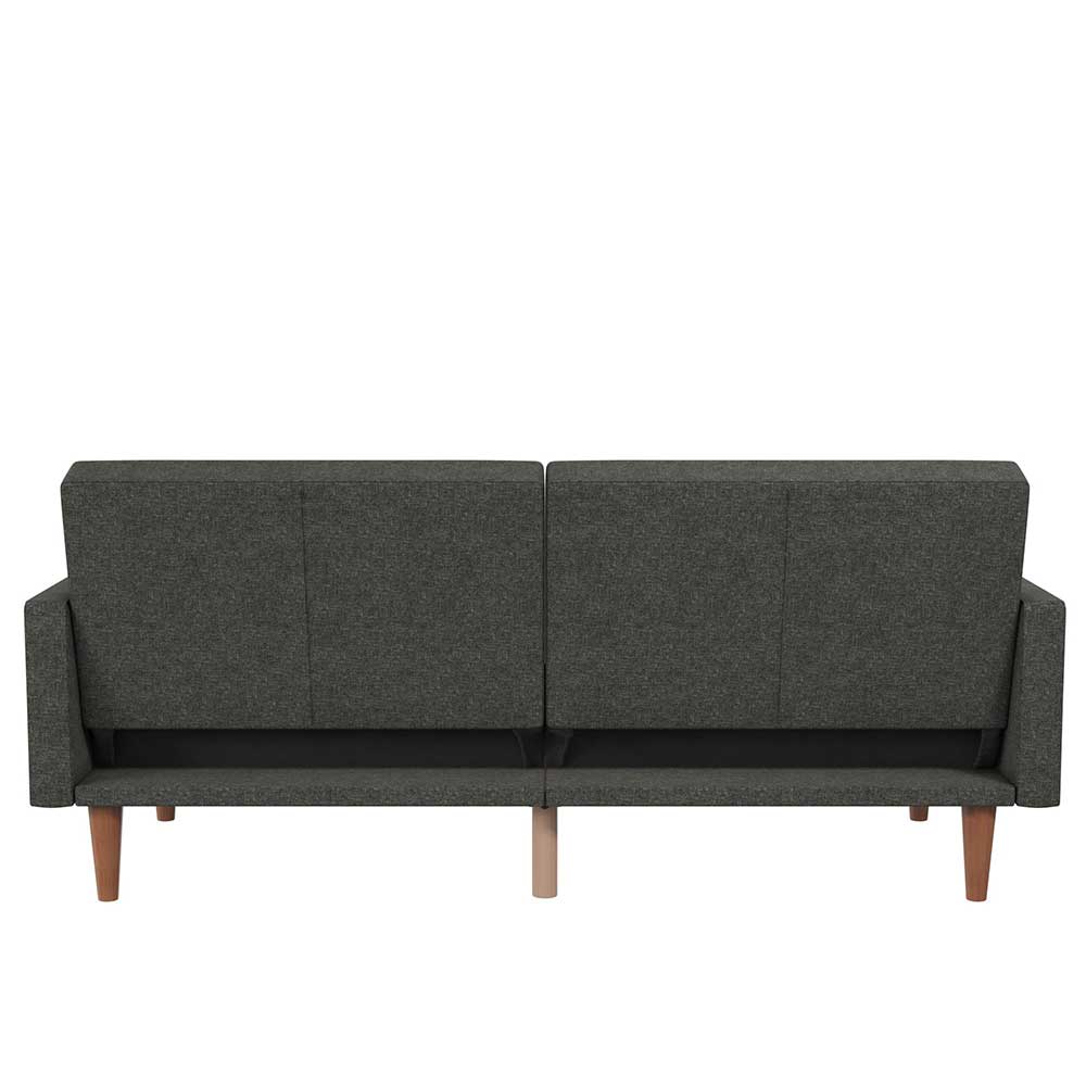Schlafcouch in Grau Stoffbezug - Croadiva