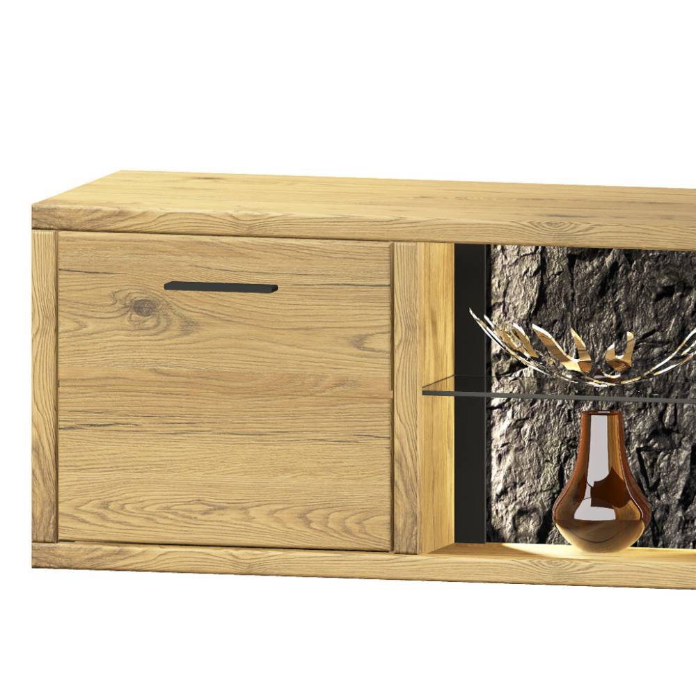 Wohnzimmer TV-Anbauwand Set - Friburgo (dreiteilig)