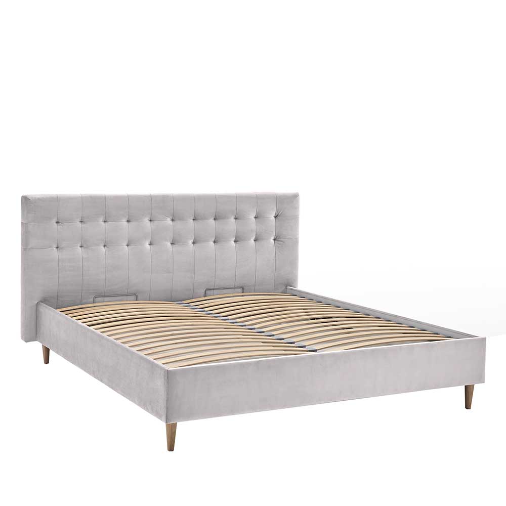 Samt Doppelbett mit Bettkasten - Diadonna