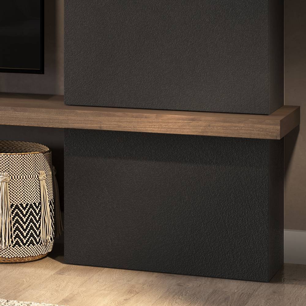 Wohnzimmer Schrank- und Wandboard-Set modern - Jenfa (neunteilig)