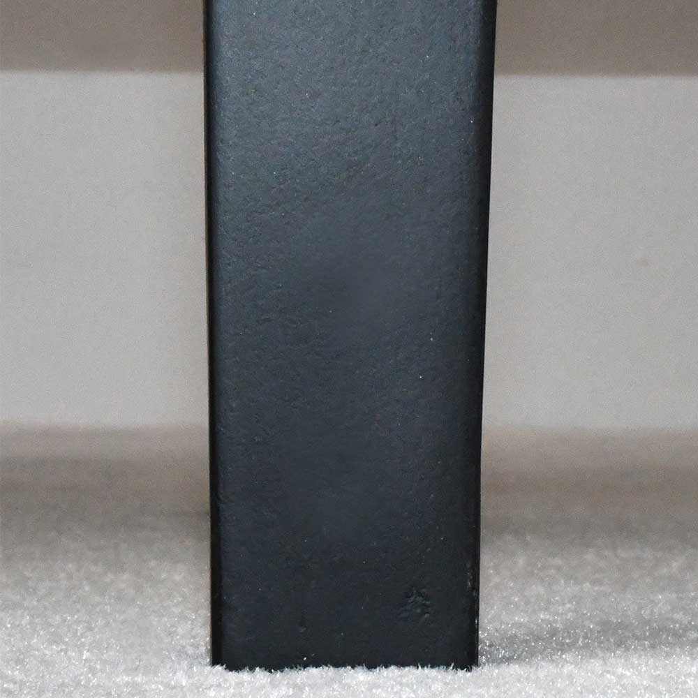 Design Konsolentisch in Silber & Schwarz - Formosa