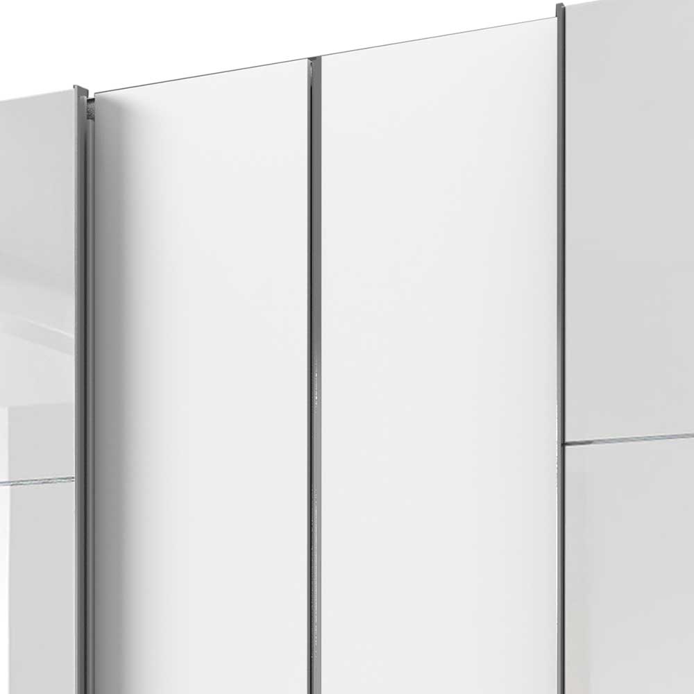 Schlafzimmerkleiderschrank mit Dreh- und Schiebetüren - Gastruna