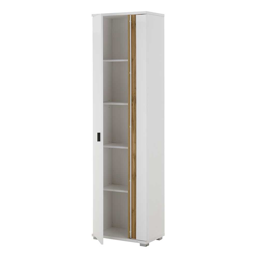 Wohnzimmer-Hochschrank mit LED Beleuchtung - Racelyn