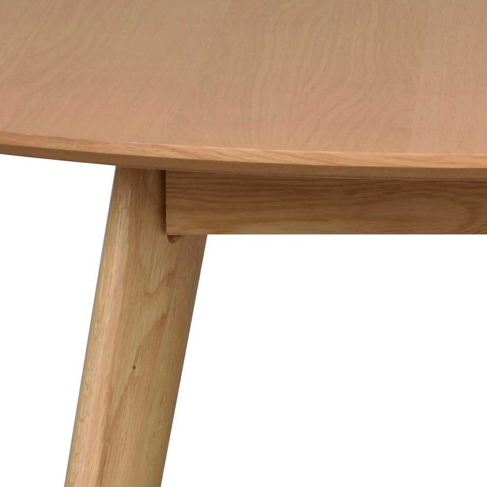 115cm runder Esstisch im Retro Design - Adunia