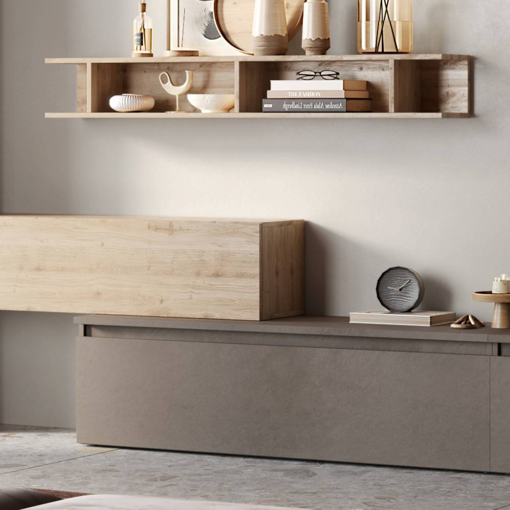 Design-Anbauwand Möbelset - Duclia (achtteilig)
