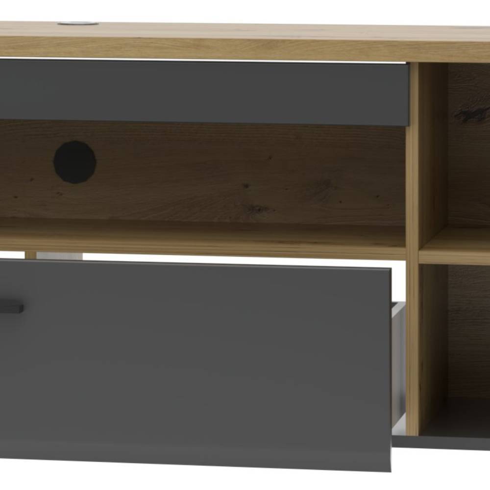 Hängende TV Anbauwand Möbelset - Azar (fünfteilig)