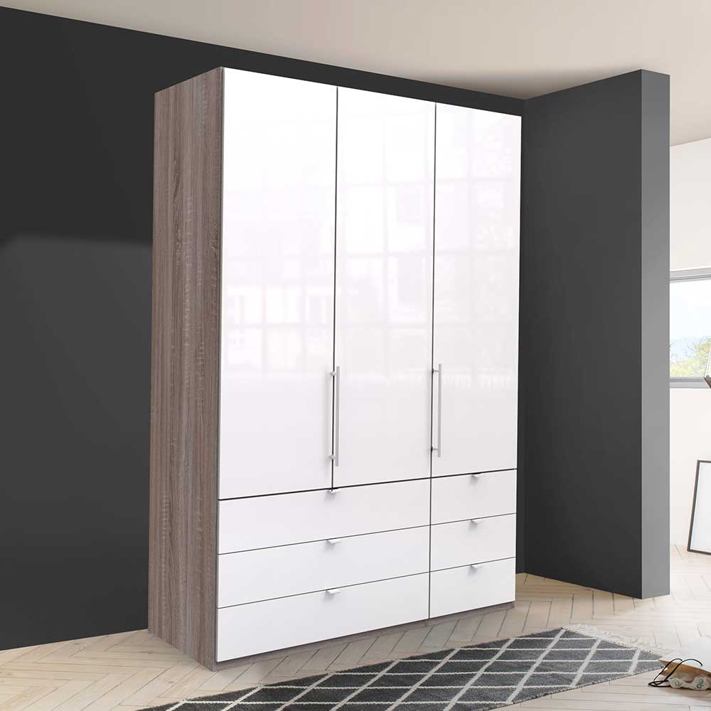1,5m Schlafzimmerschrank mit sechs Schubladen - Empresian