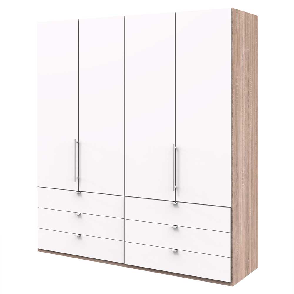 Moderner Schlafzimmerkleiderschrank in Weiß - Vaclyn