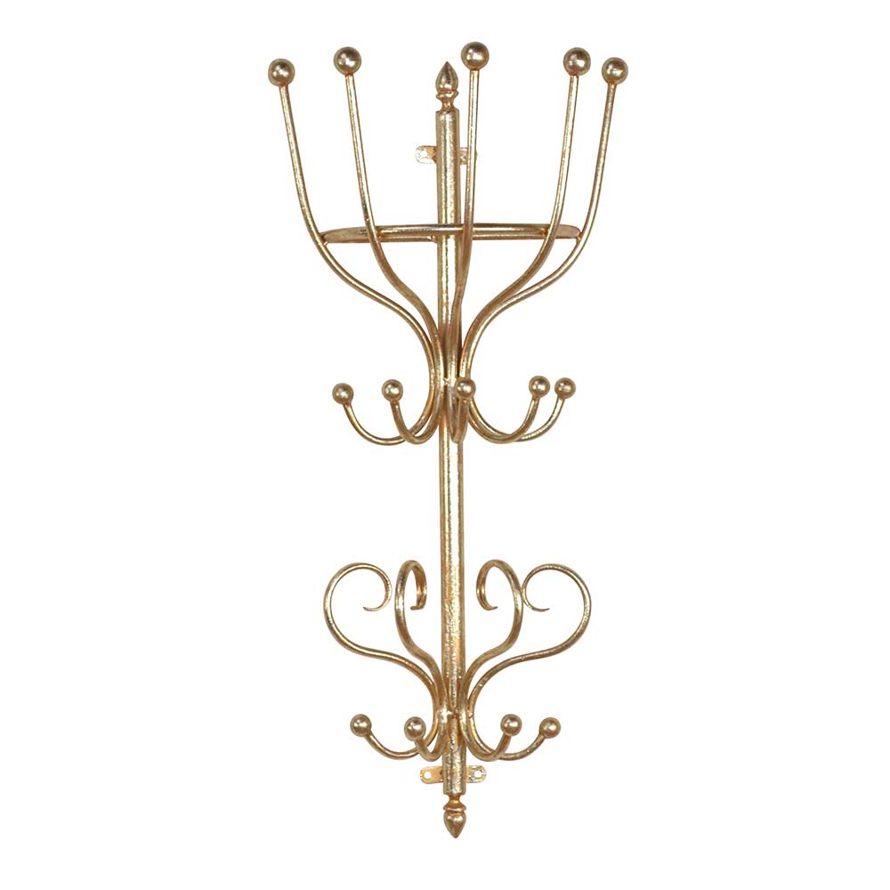 Hängegarderobe Manuella in Goldfarben
