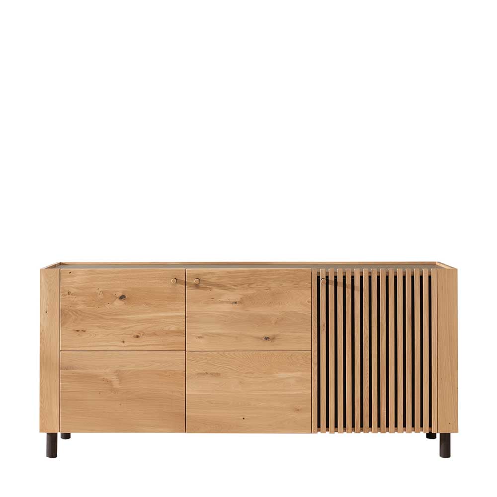 Skandi Sideboard aus Wildeiche massiv - Valouis