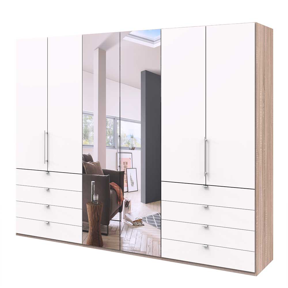 Kompakt Schlafzimmerschrank mit drei Falttüren - Vaclyn