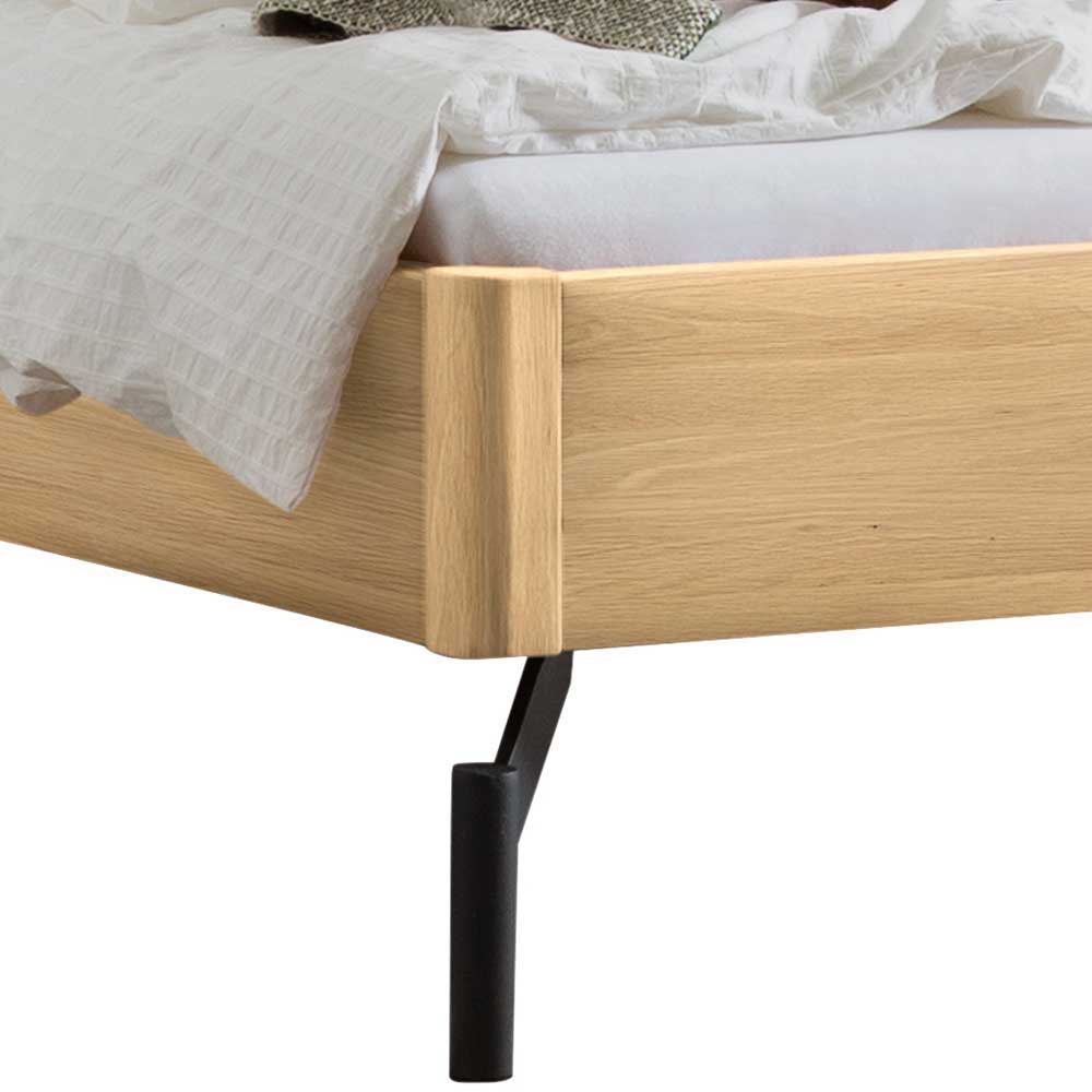 Ehebett Gestell in Eiche Hell - Quincey