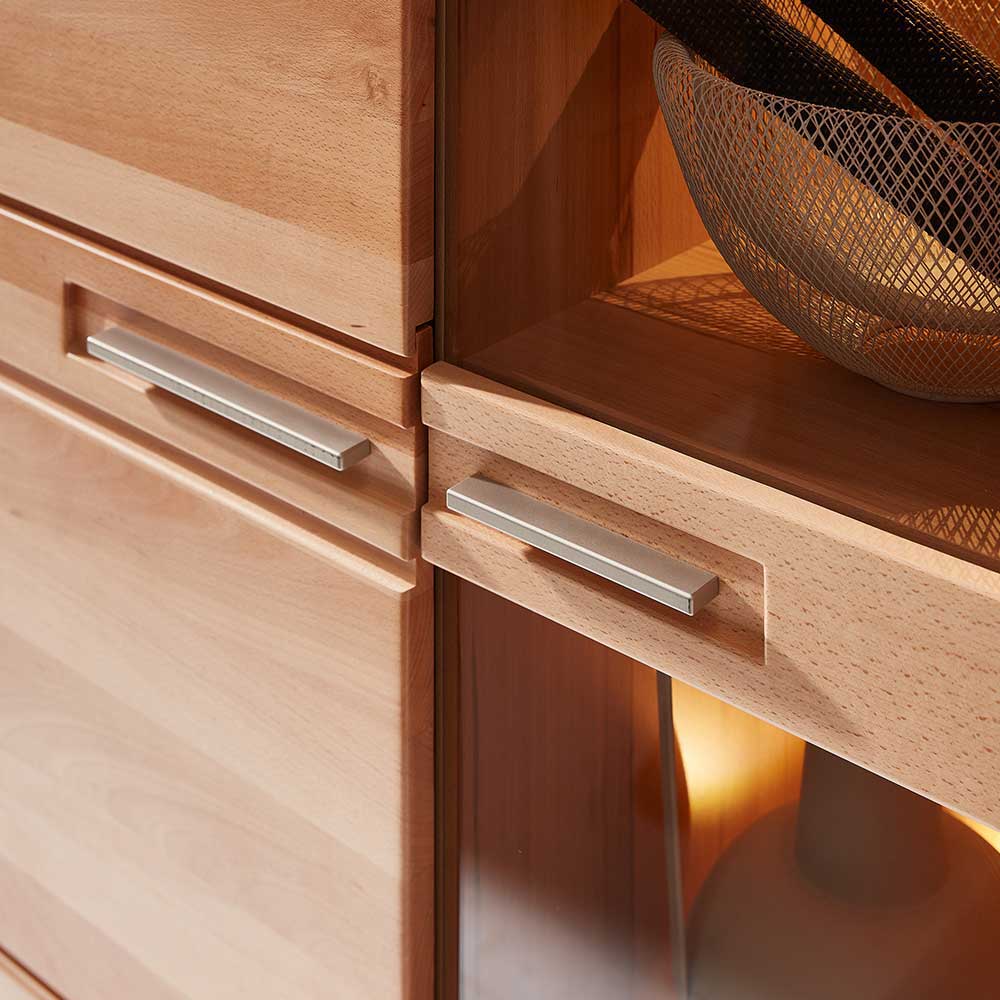 TV Board & Highboard & Hängeregal Set - Amyonta (dreiteilig)