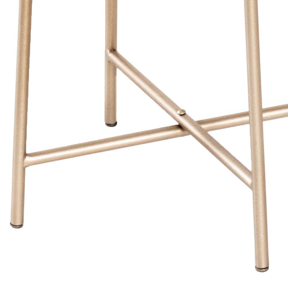 Blumentopf Trio in Weiß Taupe Petrol - Kaena (dreiteilig)