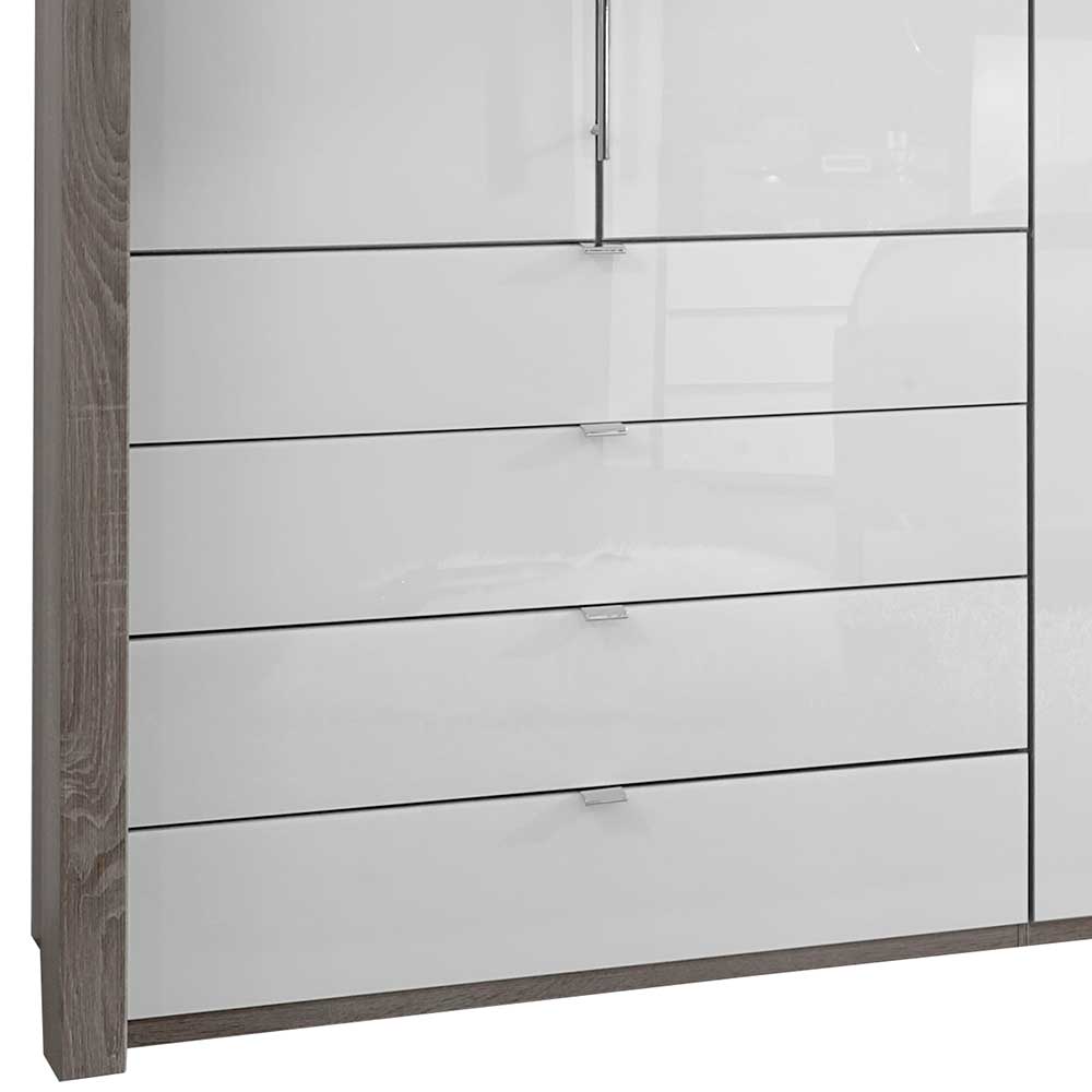 Kleiderschrank mit Passepartout & LED Licht - Empresian