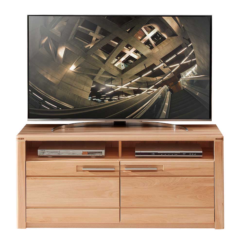 Wohnzimmer TV Anbauwand Möbelset - Amyonta (vierteilig)