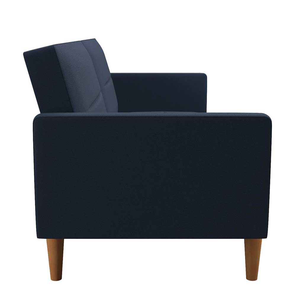 3-Sitzer Schlafcouch in Blau Stoff - Juleste