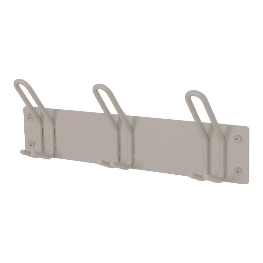 Metall-Garderobe mit Pulverbeschichtung in Taupe - Borad