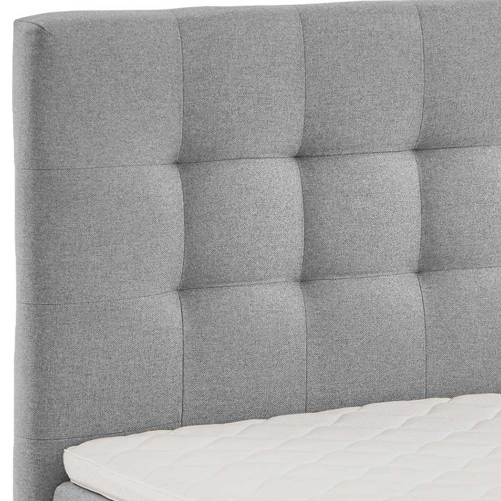 Graues Einzelbett komplett in 100x200 120x200 - Amore