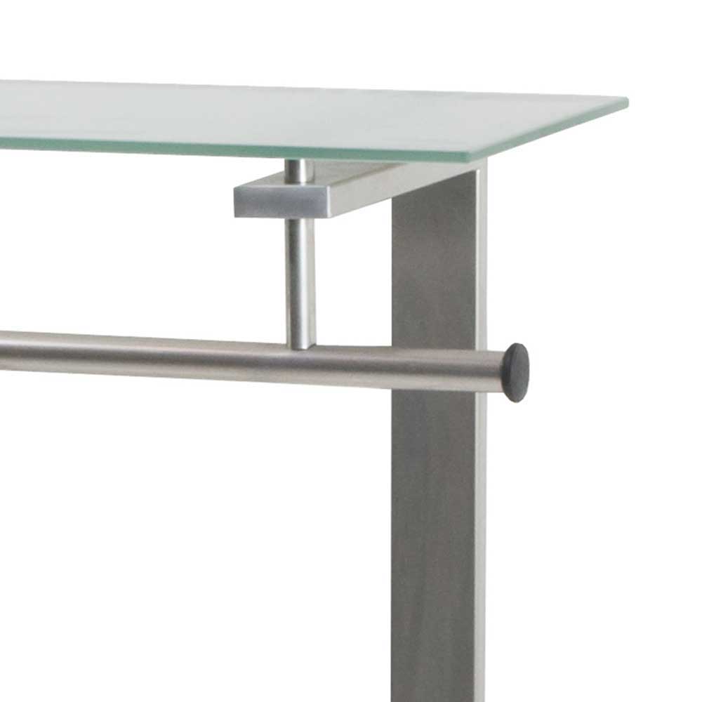 80x90x33 cm Garderobe aus Stahl & Glas - Celavio