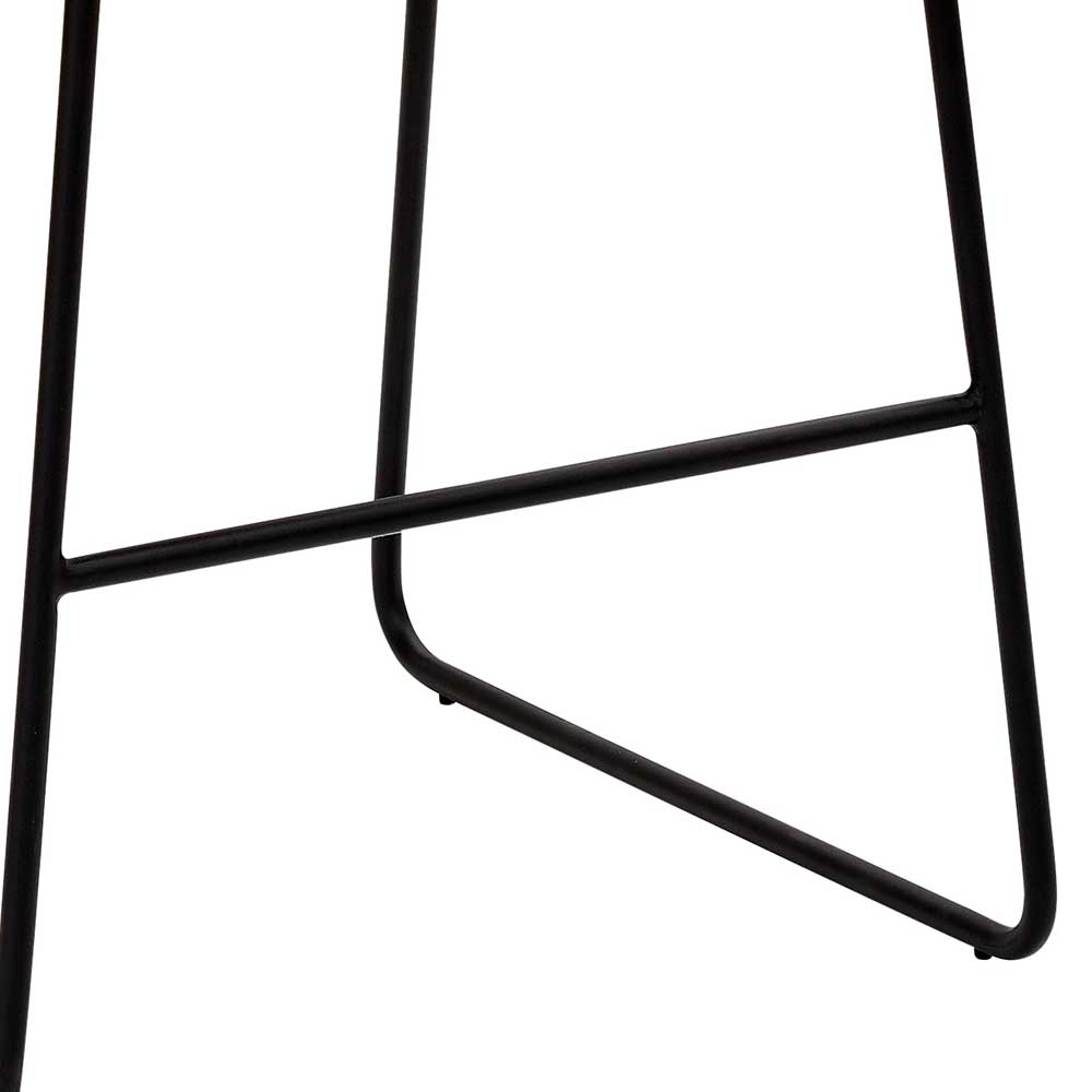 Tresen Stuhl in Schlammfarben Kunstleder - Monja