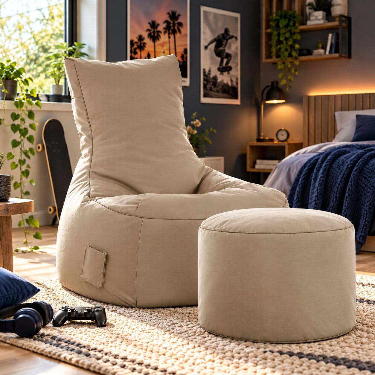 Sessel Sitzsack Maximum in Khaki