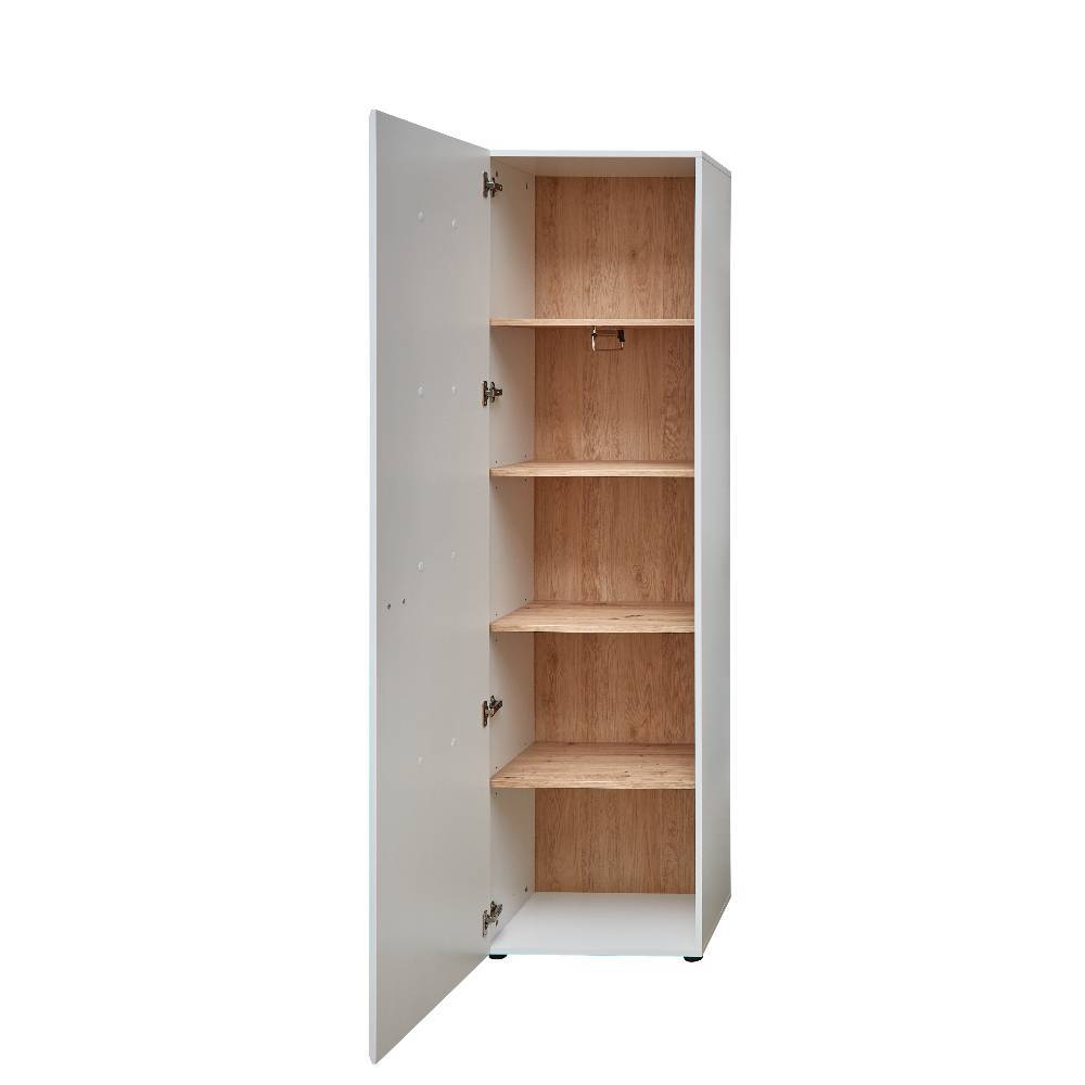 Garderobenmöbel Komplettset in Weiß - Niam (fünfteilig)